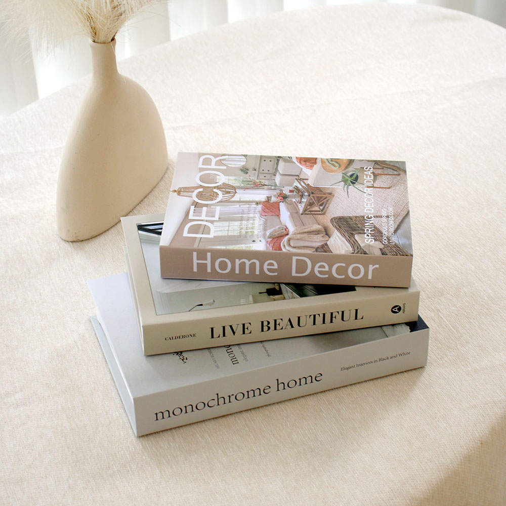 Home Decor Magazine - 3Pcs/Set Luxury Decorative Fake Book Elegant