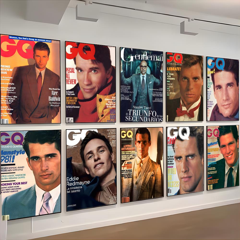 Home Decor Magazine - GQ Magazine Fashion G-Gentlemen Quarterly Poster
