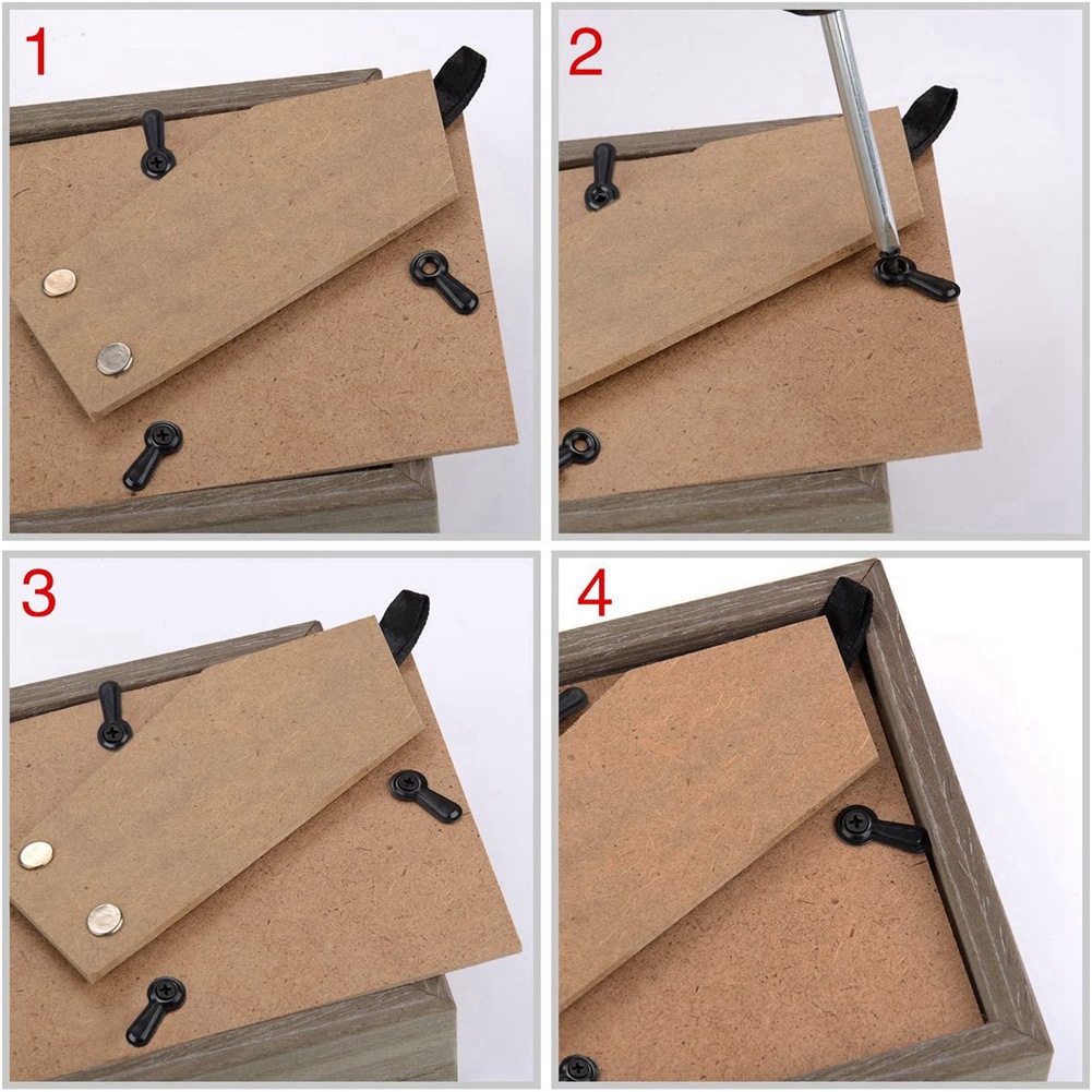 ABYN-Picture Frame Turn Button - Bamboo Photo Frame recension och pris