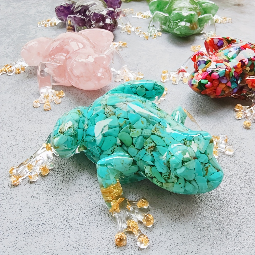 1pc Crystal glue making frog,  - Home Decor Y2K recension och pris