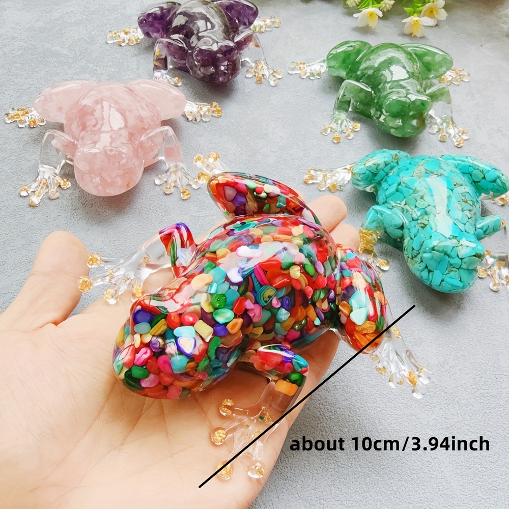1pc Crystal glue making frog,  - Home Decor Y2K recension och pris