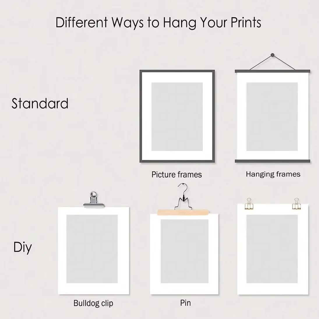 6pcs/set Custom Canvas Printin - Home Decor Theme recension och pris