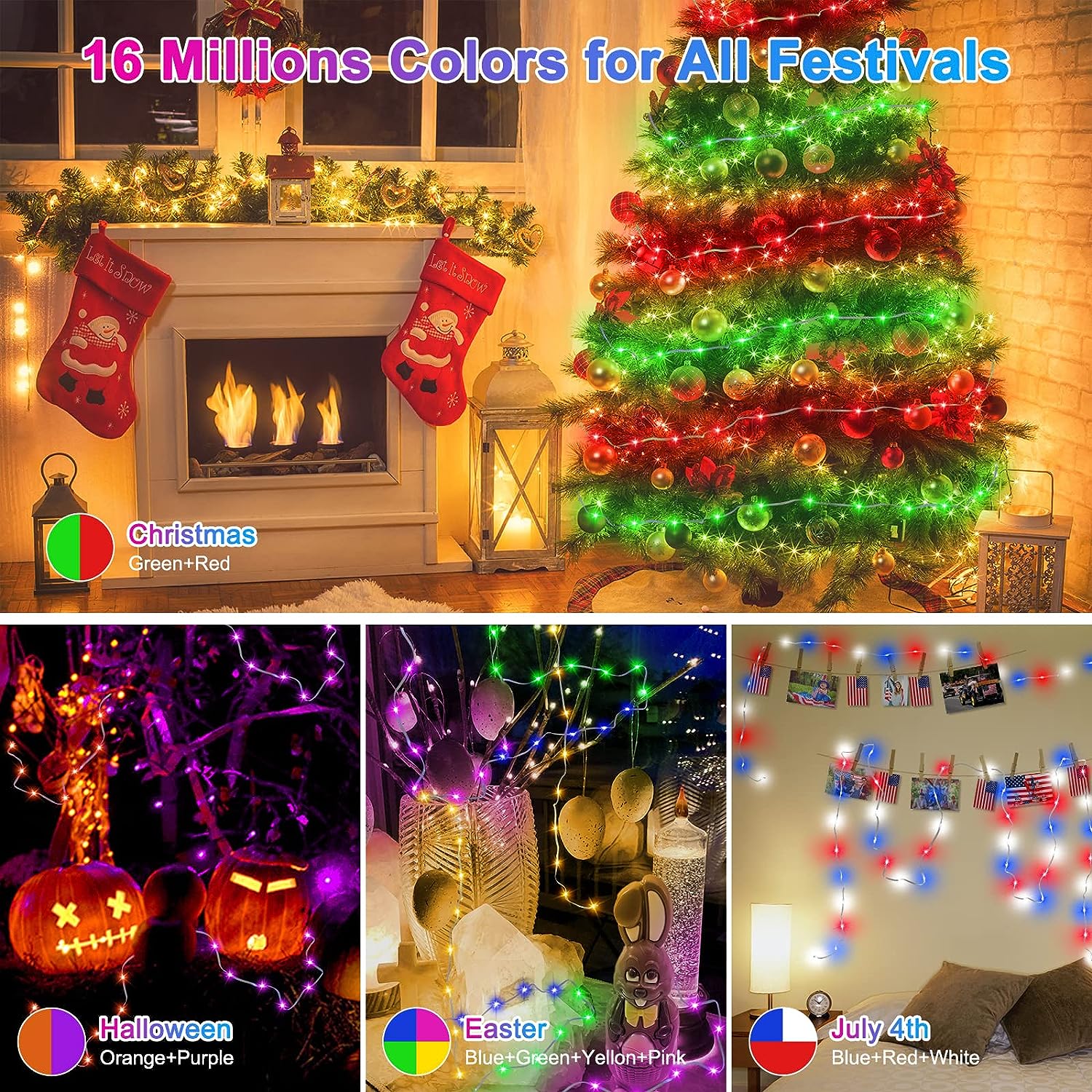 Waterproof WS2812B LED String  - Home Decor Free App recension och pris