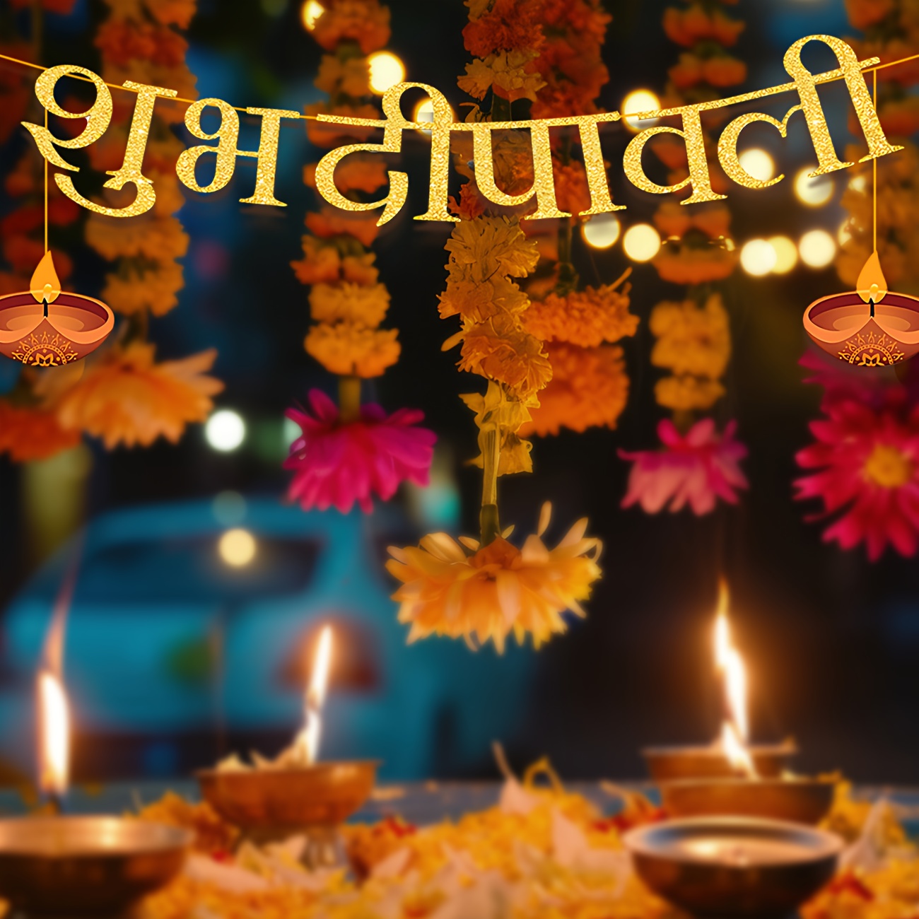 Diwali Party Decorations Happy - Home Decor Indonesia recension och pris