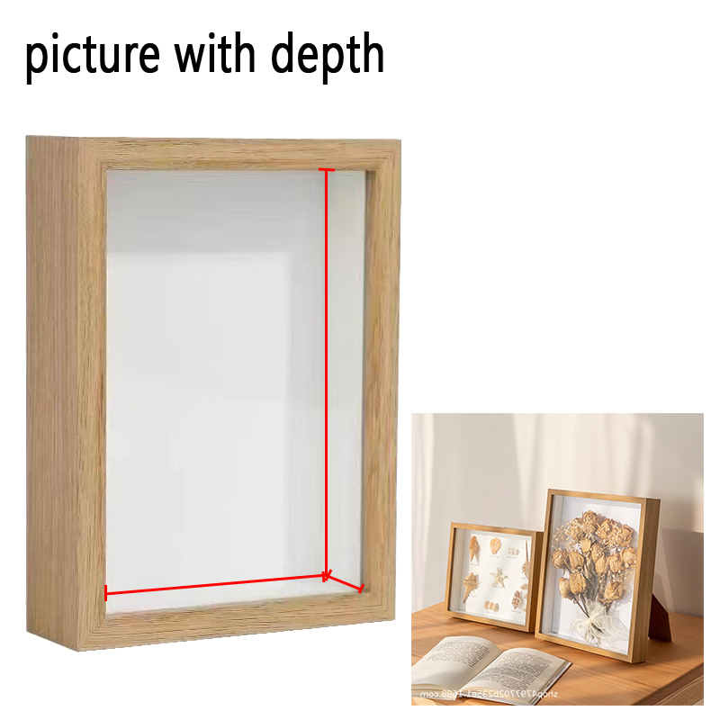 3D Wooden Picture Frames Depth - Bamboo Photo Frame recension och pris